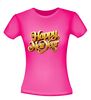 foto 12 t-shirt korte mouw happy new year in 3d letters