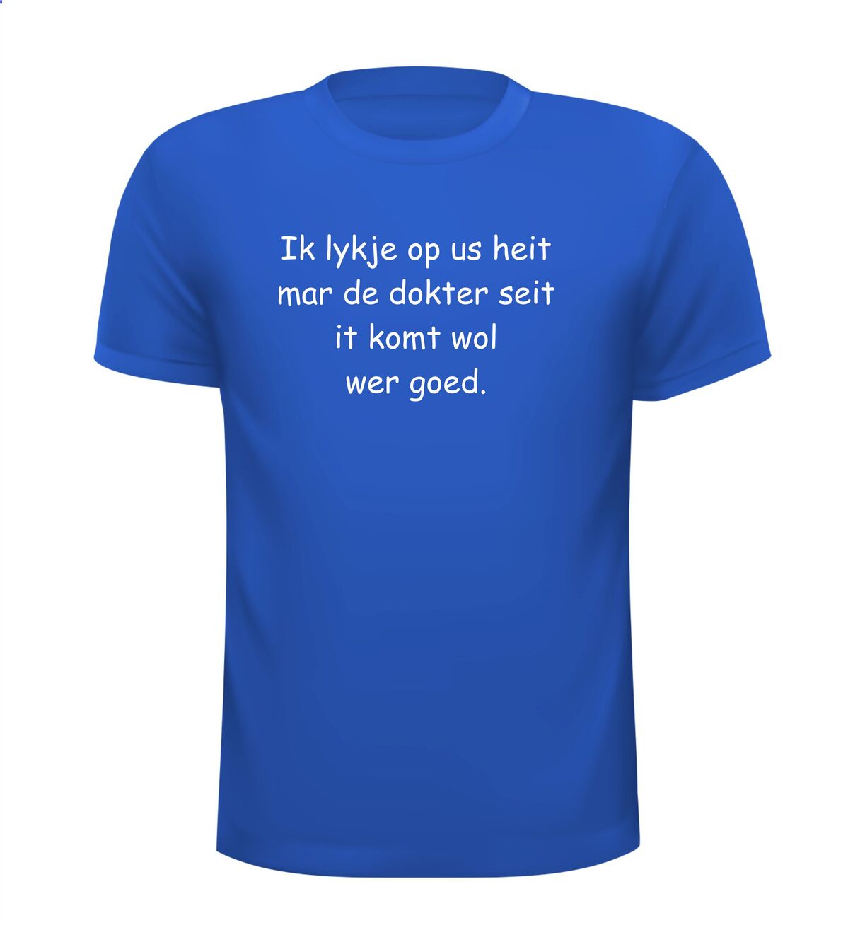 Blauw T-shirt met opschrift (NL) Milla Star | België