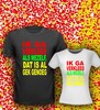foto 6 carnaval t-shirt korte mouw ik ga verkleed als mezelf dat is al gek genoeg