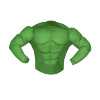foto 3 hulk spierballen shirt muscle groen kind