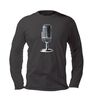 foto 1 oude microfoon t-shirt lange mouw