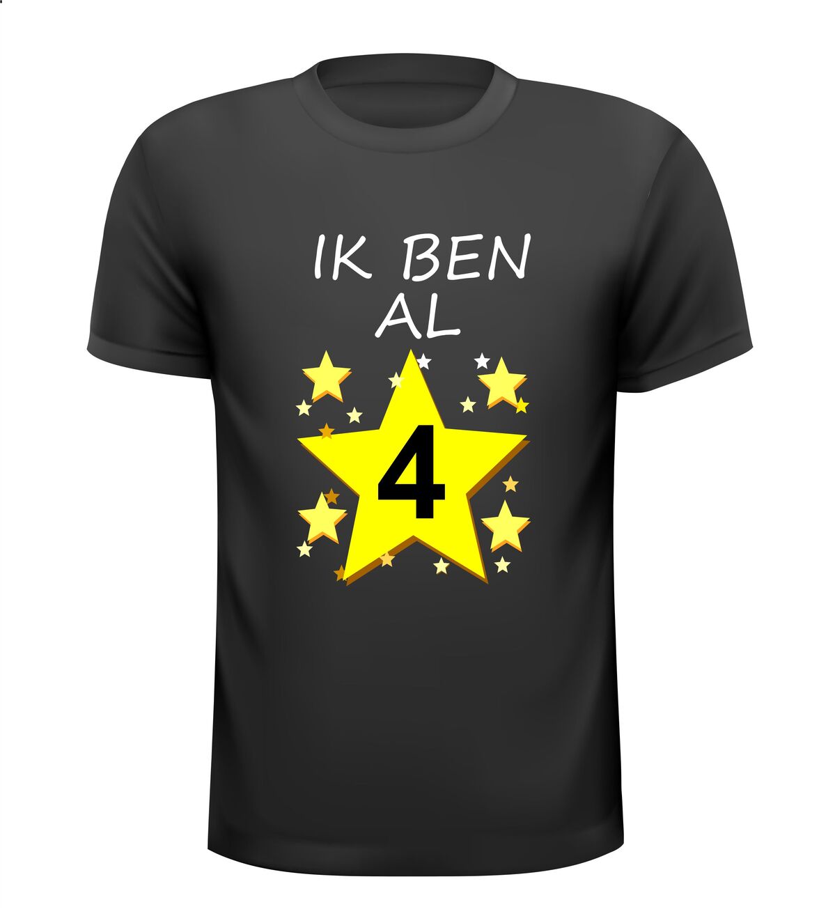 t-shirt korte mouw ik ben al 4 jaar