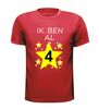 foto 4 t-shirt korte mouw ik ben al 4 jaar