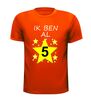 foto 5 t-shirt korte mouw ik ben al 5 jaar