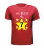 foto 4 t-shirt korte mouw ik ben al 7 jaar