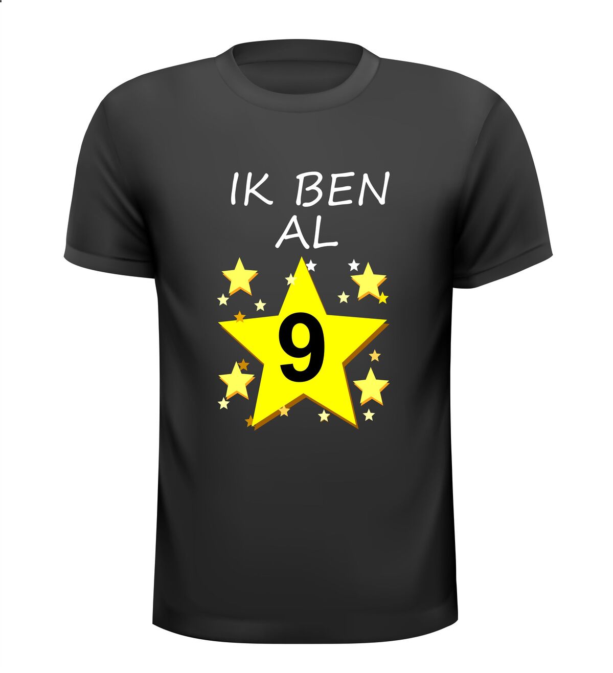 t-shirt korte mouw ik ben al 9 jaar