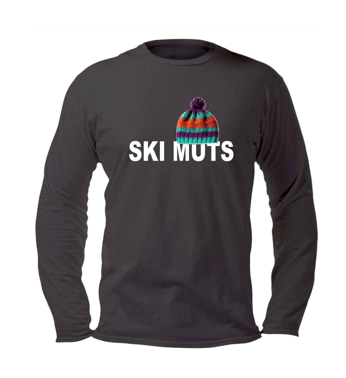 t-shirt lange mouw ski muts