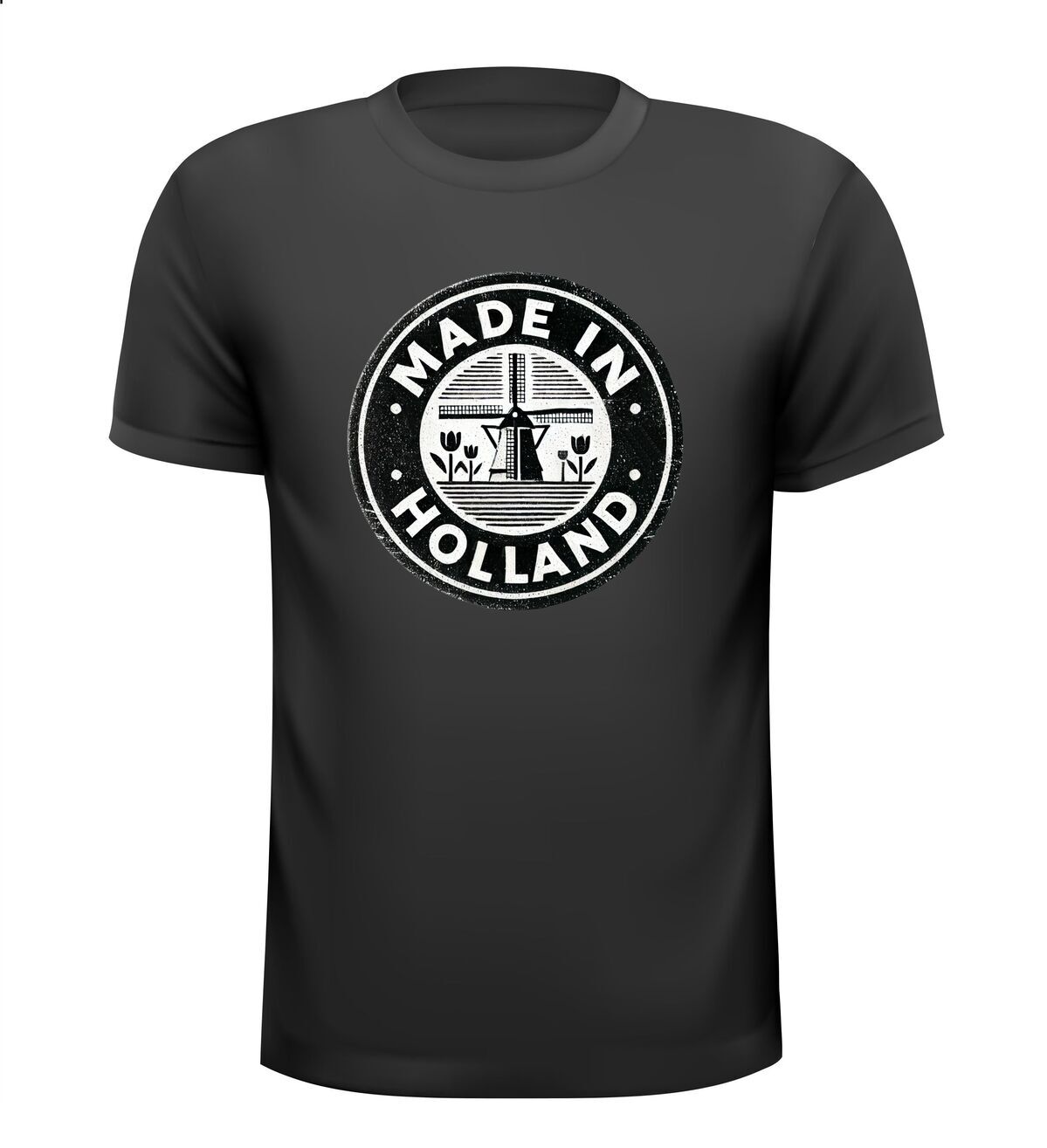 made in holland stempel t-shirt kort mouw