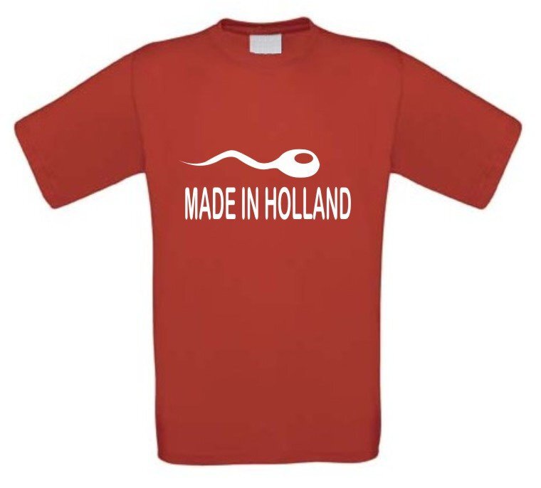 made in holland zaadcel t-shirt korte mouw