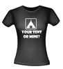 foto 2 vakantie t-shirt your tent or mine