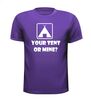 foto 3 vakantie t-shirt your tent or mine