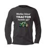 foto 1 welke kleur tractor hedde gij t-shirt lange mouw