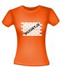 foto 2 voetbal muurtje t-shirt korte mouw oranje
