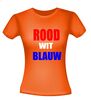 foto 2 rood wit blauw oranje t-shirt korte mouw