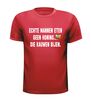 foto 4 T-shirt korte mouw Echte mannen eten geen honing maar kauwen bijen