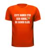 foto 5 T-shirt korte mouw Echte mannen eten geen honing maar kauwen bijen