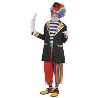 Afschrikkend horror clown heren kostuum Afschrikkend horror clown heren kostuum