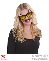 bril kat met snor haren