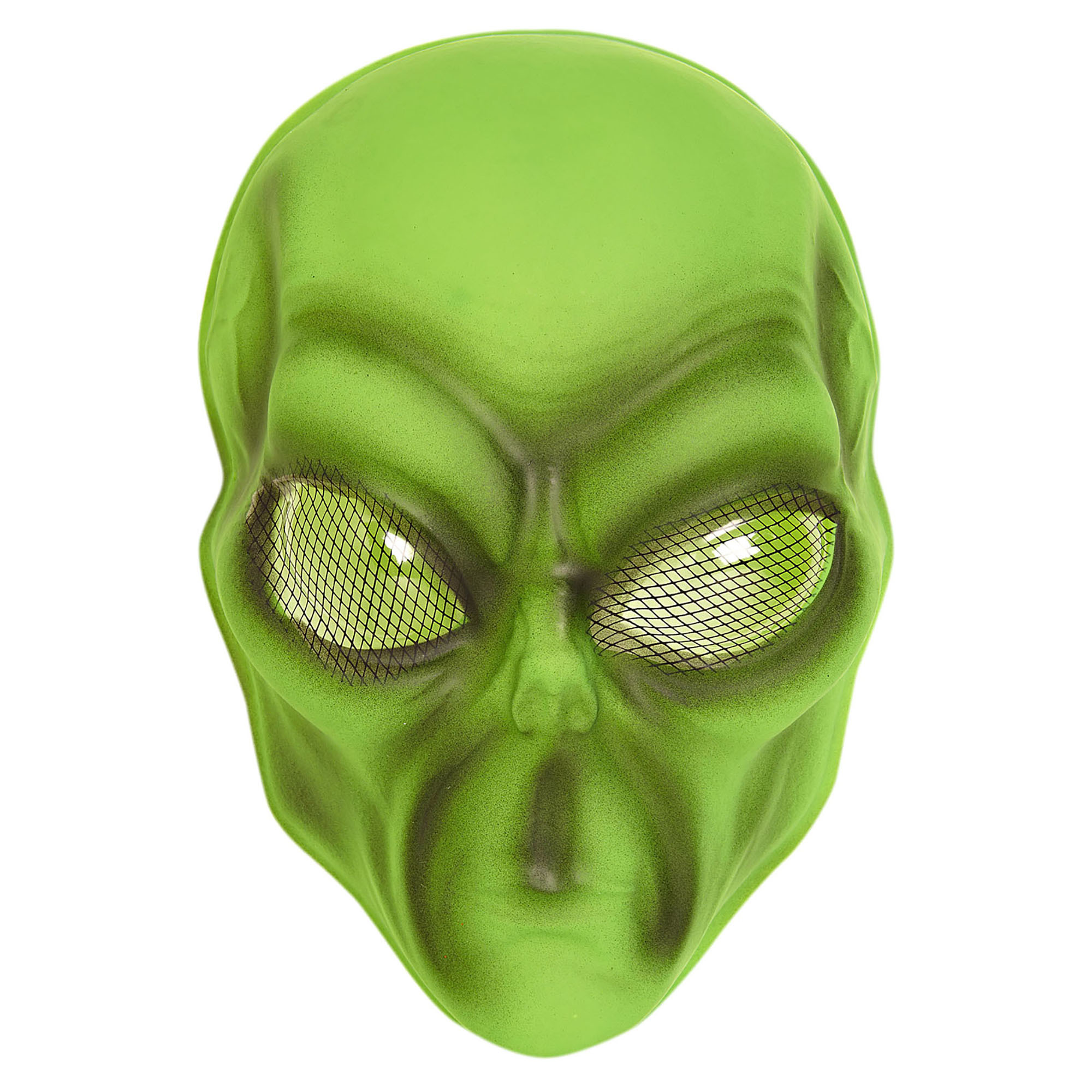Buitenaards wezen masker groen pvc