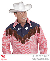 cowboy hoed zilver volwassen