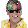 foto 4 hawaii bril met papegaai en palmboom