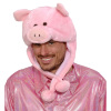 foto 2 muts varken varkenmuts roze