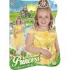 foto 3 prinsessen jurk geel kind