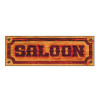 Schild karton Saloon 78x 26 CM