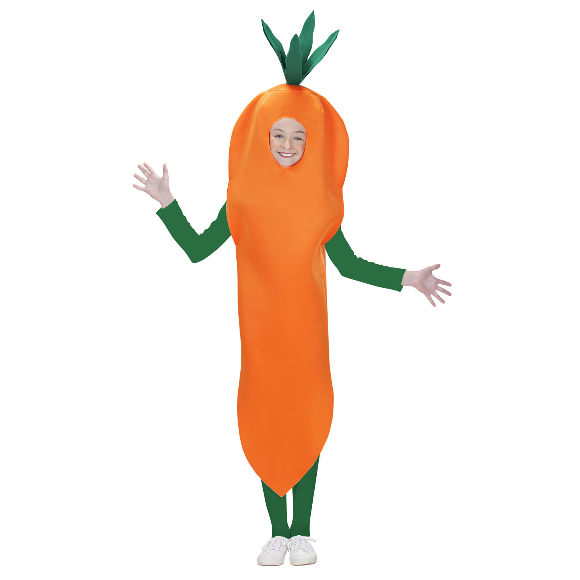 wortel kostuum kind wortelpak carnaval verkleed als wortel