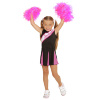 foto 5 American cheerleader jurk kind zwart roze