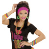 foto 5 Armbanden 25 ringen neon kleuren