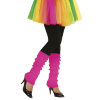 foto 2 Beenwarmers neon roze