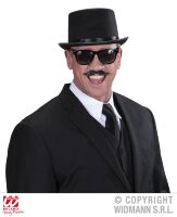 Bril heer gangster met snor