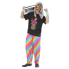 foto 4 Disco baggy broek regenboog man