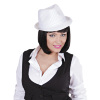 foto 4 Gangsterhoed wit zwart krijtstreep