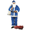 Kerstman blauw volwassen