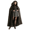 foto 3 Mysterieuze zwarte cape  met capuchon 152cm