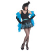 foto 3 pailletten tutu zwart met turquoise