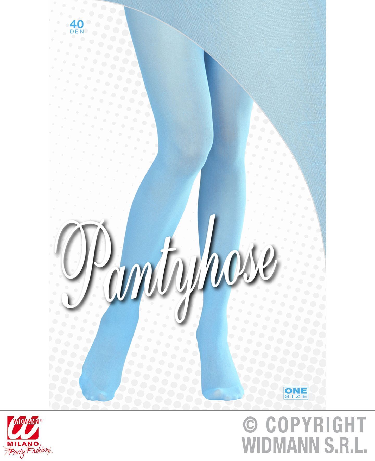 Panty azuur blauw volwassen