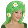 foto 1 Pruik moeder der natuur volwassen groen met bloemen