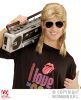 foto 1 Pruik mullet met bril blond