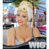foto 2 Pruik rock pin up girl blond met hoofddoek