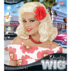 foto 2 Pruik rock pin up girl blond rode roos