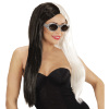 foto 5 Pruik zwart wit demonia volwassen black white