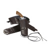 foto 2 Western holster met riem lederlook bruin