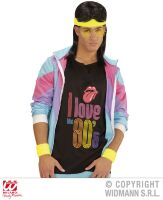 Zweetband set neon geel