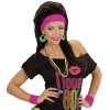 foto 4 Zweetband set neon roze disco 80's en 90's