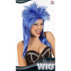 foto 2 Pruik rockster blauw