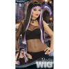 foto 3 Pruik glamour gotthic zwart met paars
