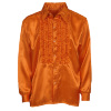 foto 2 Rouche blouse oranje